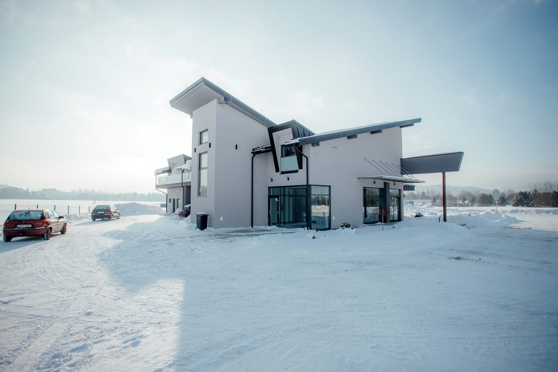 Motel Hôrky v zime